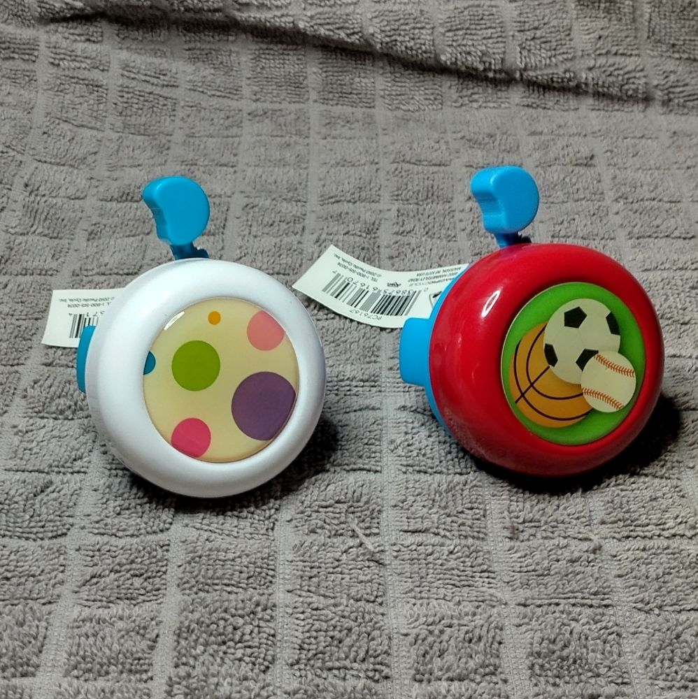 PACIFICCYCLE Sports Polkadot Dots Circles Bike Bell Ring Baseball Football